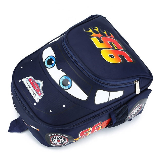 Mochila Escolar Carros Disney 3D