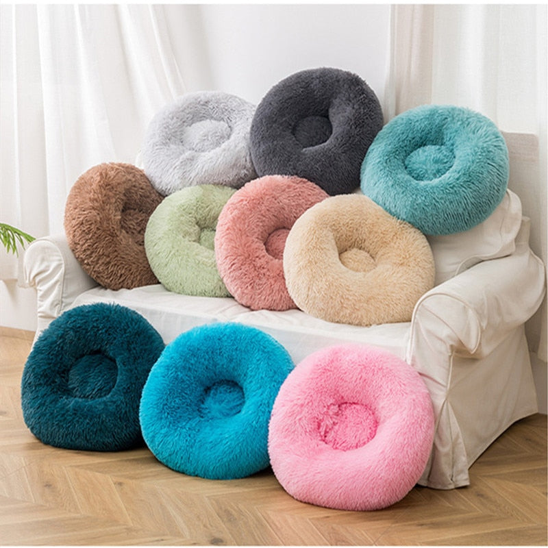 Cama de Pelúcia Luxo para Cães e Gatos