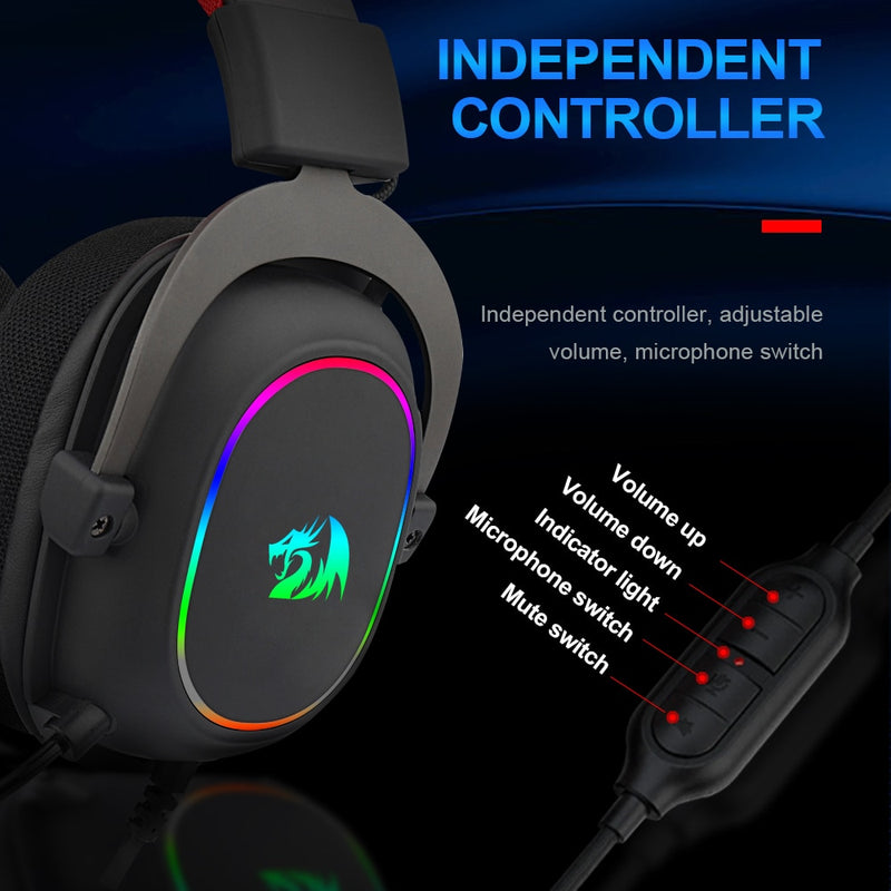 Headset Fone Redragon Zeus X H510-RGB