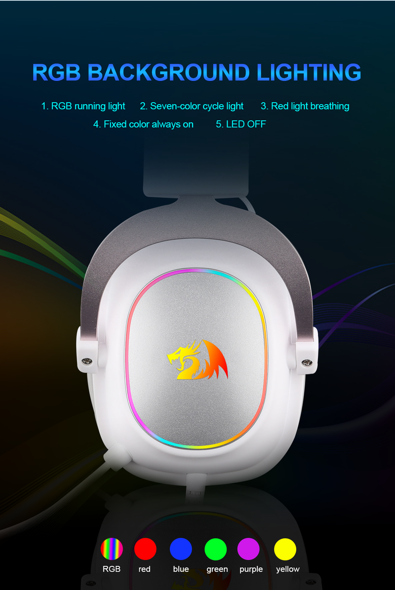 Headset Fone Redragon Zeus X H510-RGB