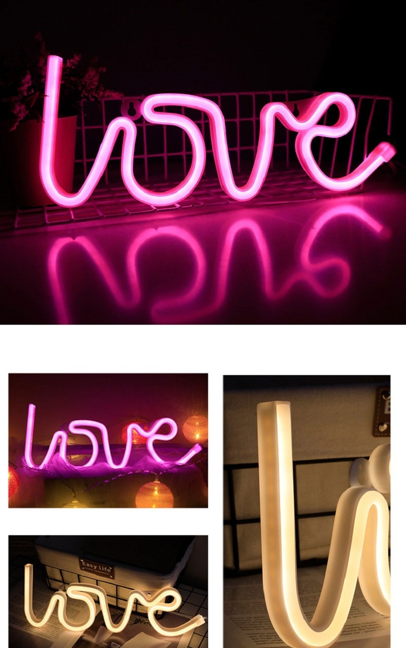 Luminária Led Decorativa Love