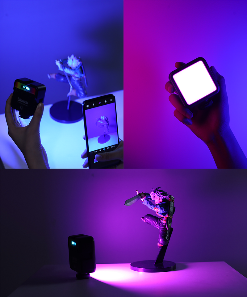 Iluminador de Led RGB para Câmeras / Celulares