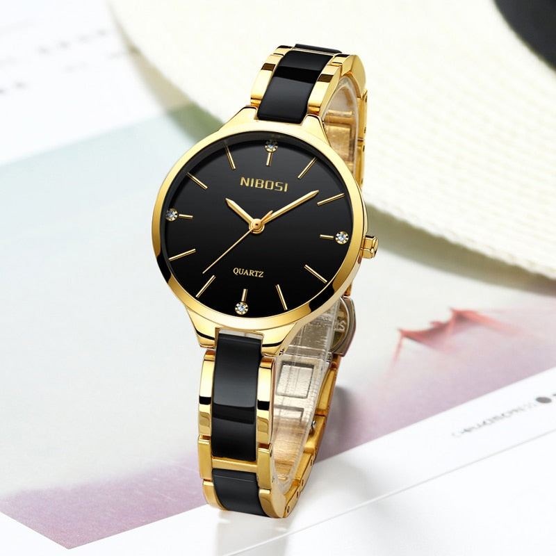 Relógio Feminino Montre Femme Luxo