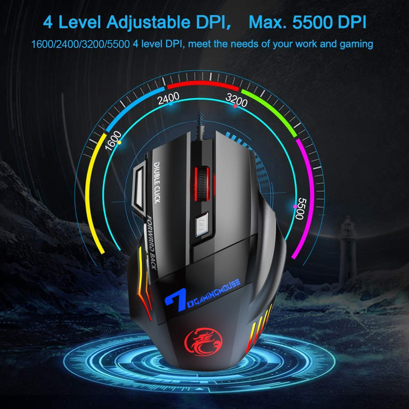 Mouse Gamer X7 Alta Precisão