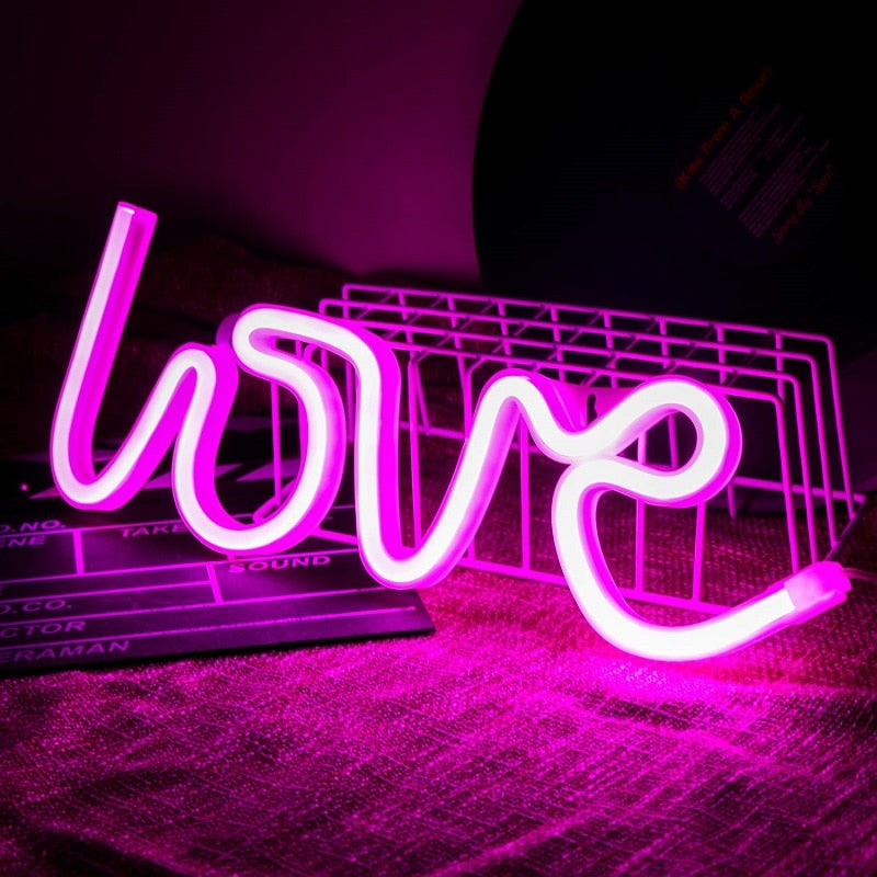 Luminária Led Decorativa Love