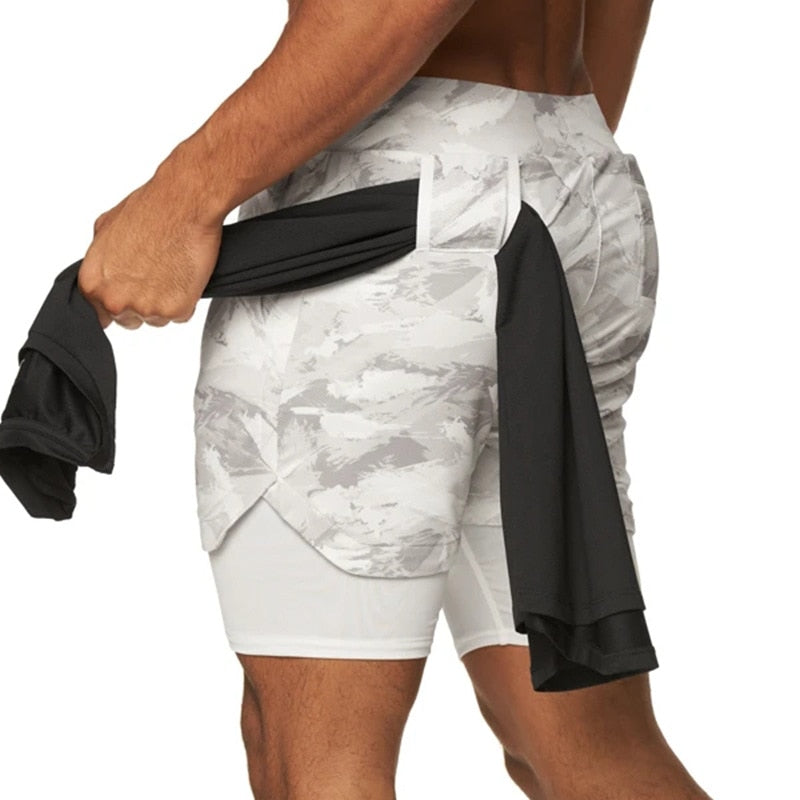 Shorts para Corrida Porta Toalha