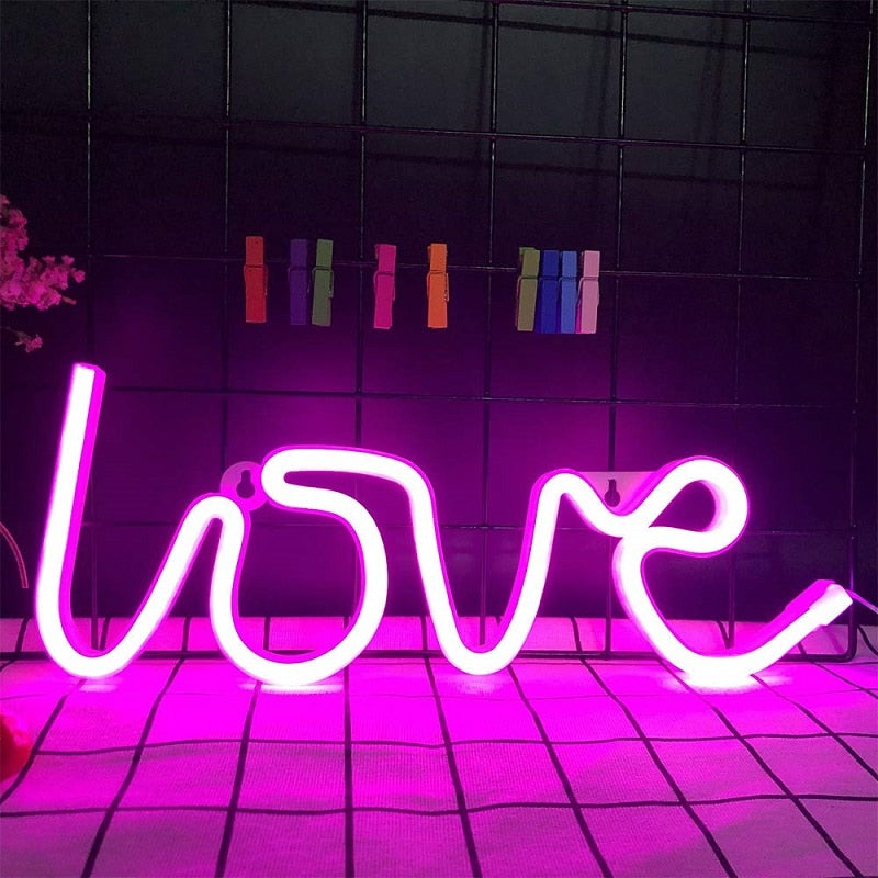 Luminária Led Decorativa Love