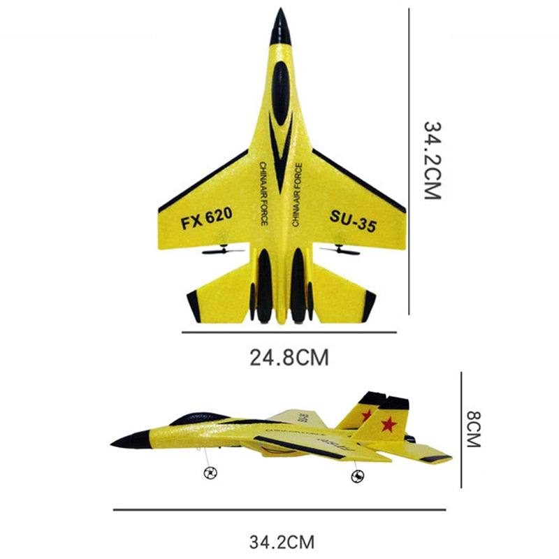 Avião de Controle Remoto SU35 2.4G