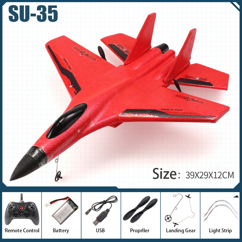 Avião de Controle Remoto SU35 2.4G