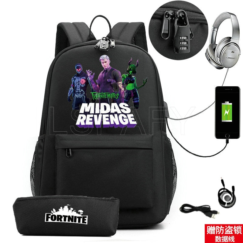 Mochila Escolar Fortnite