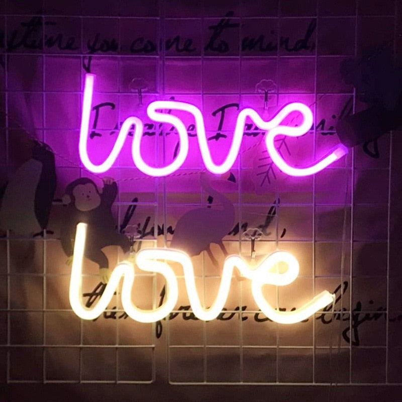 Luminária Led Decorativa Love