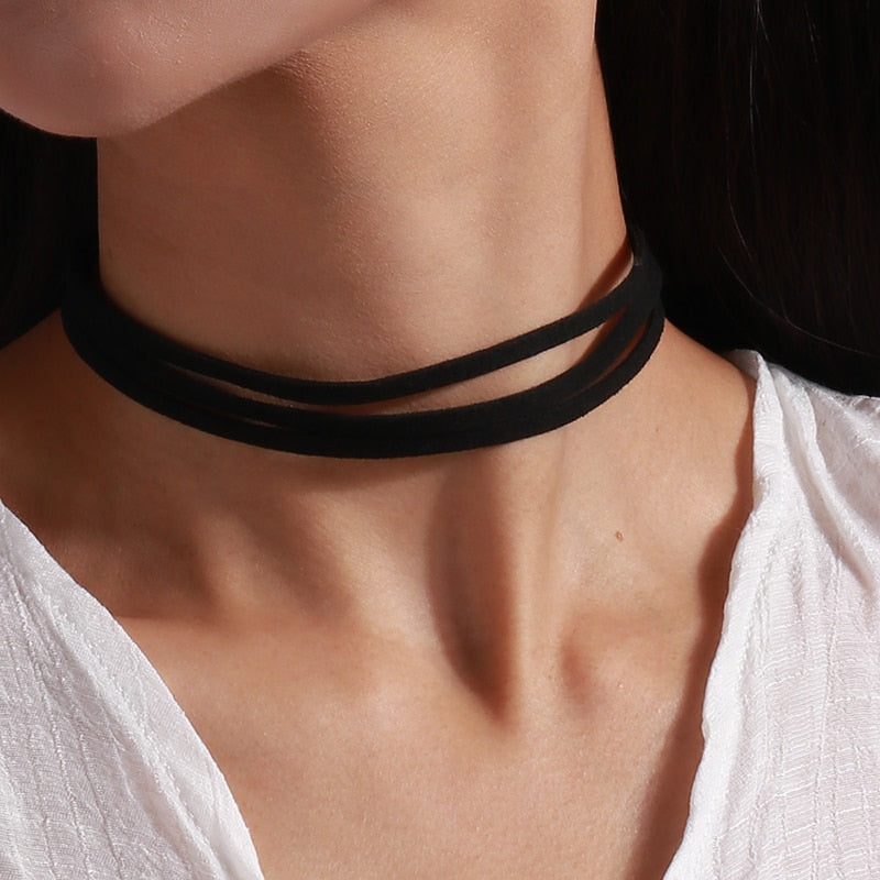 Gargantilha Choker Veludo