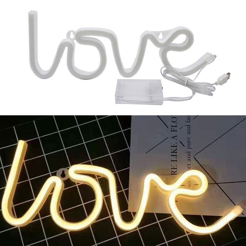 Luminária Led Decorativa Love