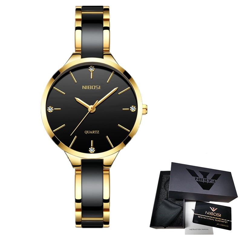 Relógio Feminino Montre Femme Luxo