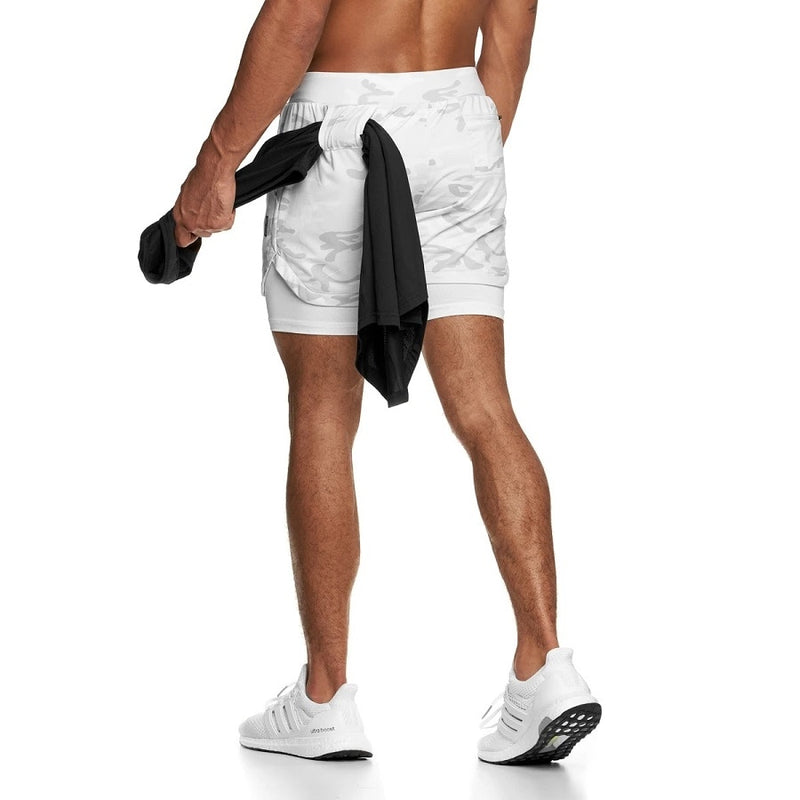 Shorts para Corrida Porta Toalha