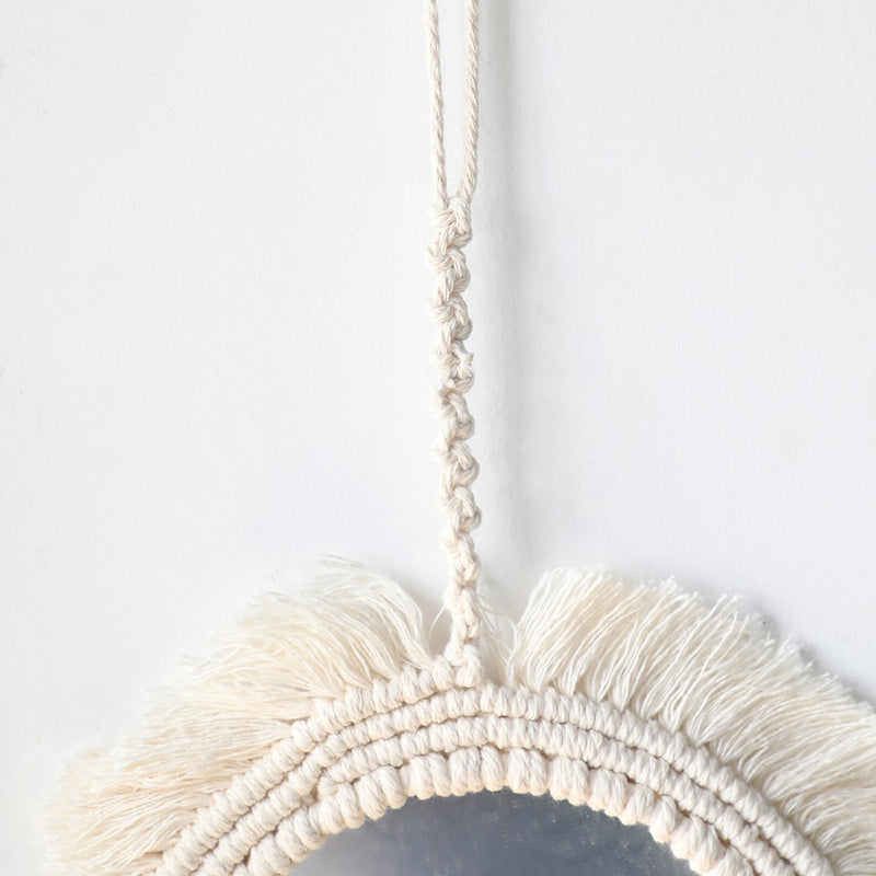 Espelho Decorativo Macrame Luxo